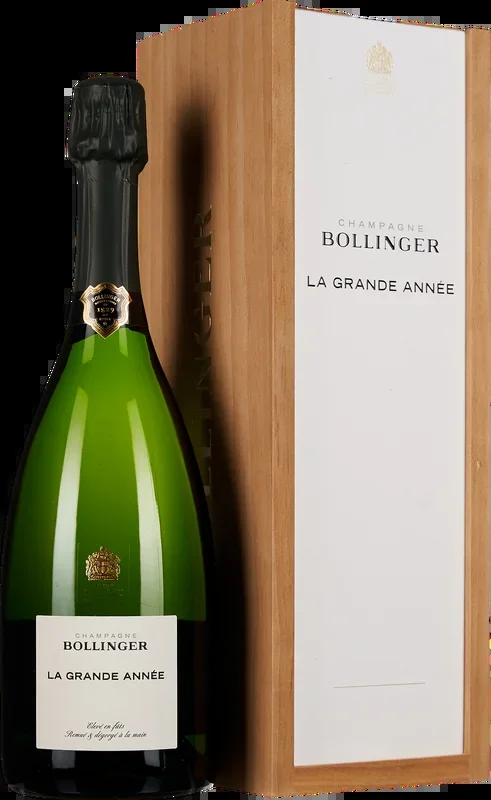 Champagne Brut La Grande Année 2015 in Holzkiste