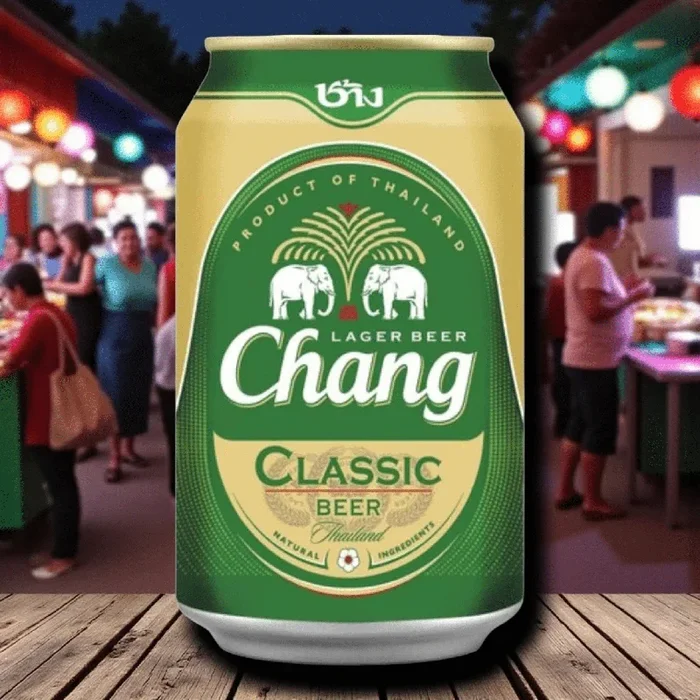 Chang Bier 330ml Dose – Das erfrischende Premium Lagerbier aus Thailand