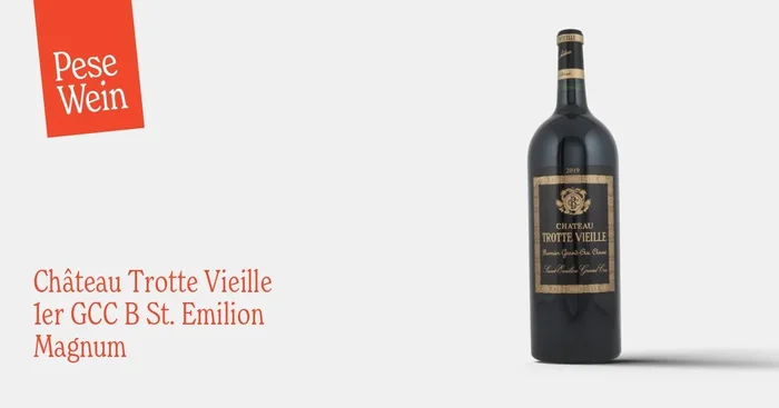 Château Trotte Vieille 1er GCC B St. Emilion Magnum 2019
