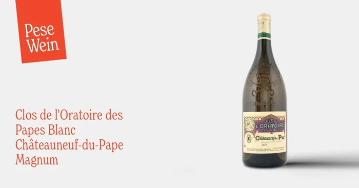 Clos de l’Oratoire des Papes Blanc Châteauneuf-du-Pape Magnum 2022
