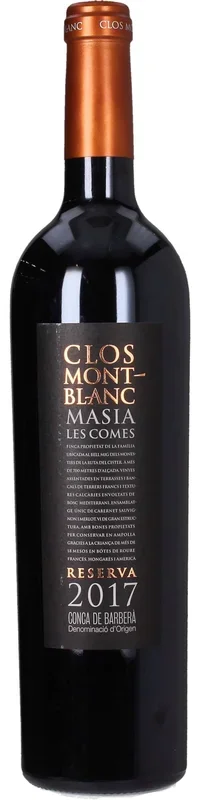 Clos Montblanc Masia les Comes Reserva 2017 Bio, 0,75 l