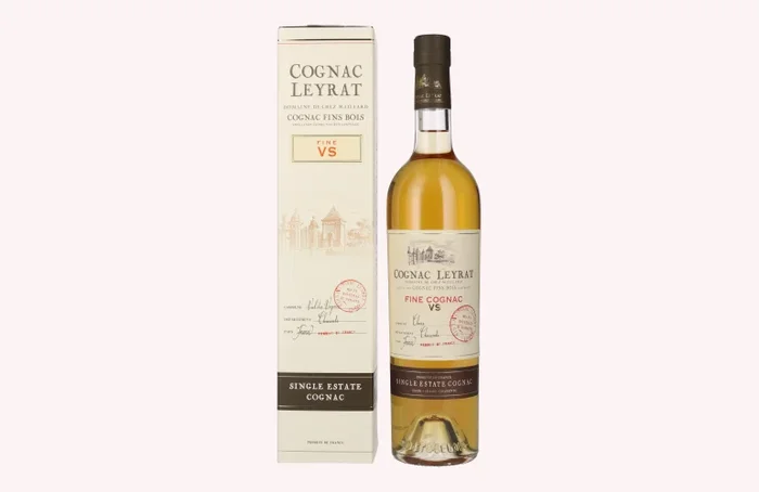 Cognac Leyrat VS Fine Single Estate Cognac 40% Vol. 0,7l in Geschenkbox