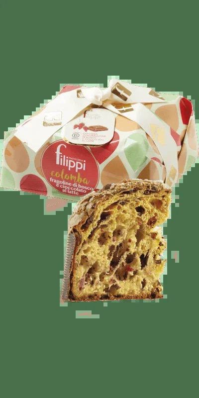 Colomba con fragoline di bosco e ciocc.latte Filippi 750g