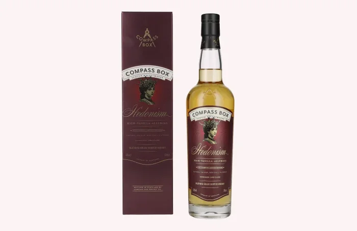 Compass Box HEDONISM Blended Grain Scotch Whisky 43% Vol. 0,7l in Geschenkbox