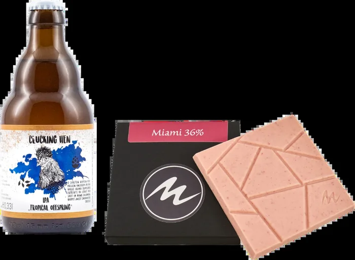 Craft beer & finest chocolate set (2x IPA + 1x chocolate)