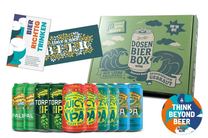 Craft Beer Geschenkbox Sierra Nevada Selection (10x Dosen Craft Beer, 5 verschiedene Sorten)