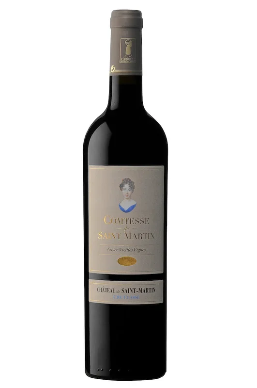 Cru Classe Rotwein Château de St Martin-Cuvée Comtesse Rouge 2021 AOP Cotes de Provence. 0,75l