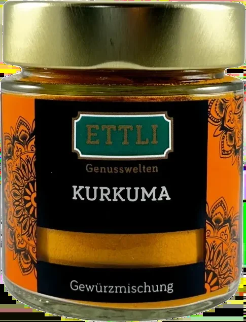 Curcuma im Schraubglas – Gelbwurz gemahlen