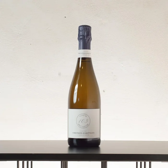 Cuvée No 103 Riesling Sekt Brut Nature – Christmann und Kauffmann – 0,75l