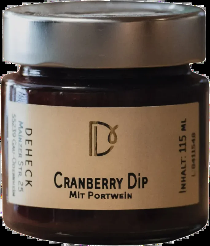 Deheck Manufaktur cranberry spread with port wine