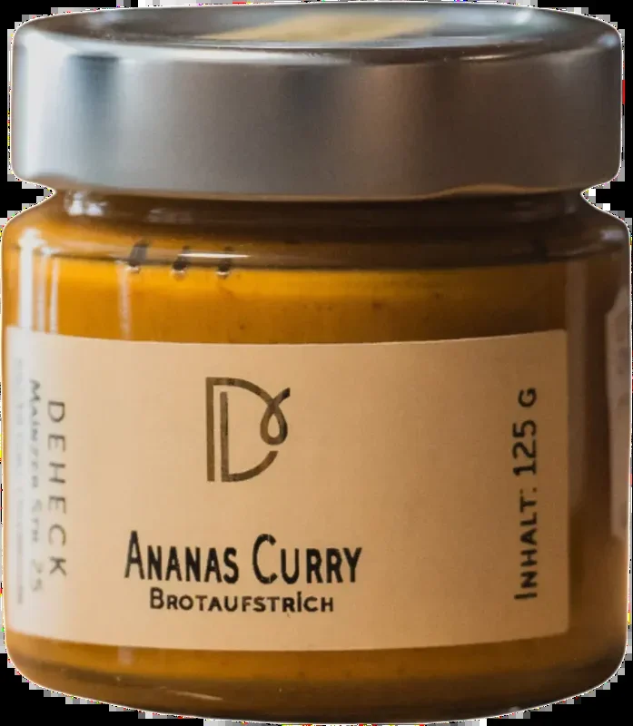 Deheck Manufaktur Curry Ananas Aufstrich