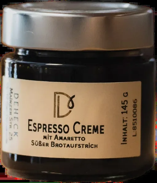 Deheck Manufaktur Espresso Amaretto Creme Aufstrich