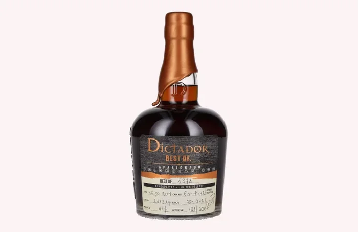 Dictador BEST OF 1978 APASIONADO Colombian Rum 40YO/211217/EX-P142 41% Vol. 0,7l