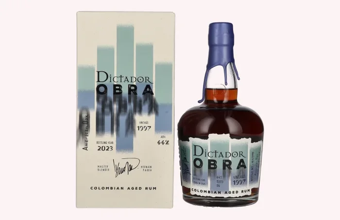 Dictador OBRA VINTAGE 26 Years Old AMERICAN OAK CASK Rum 1997 44% Vol. 0,7l in Geschenkbox