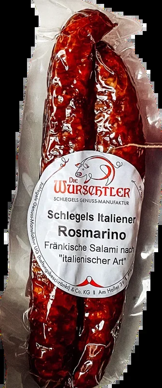 Die Wurschtler Salami Rosmarino – Schlegels Italiener mit Rosmarin
