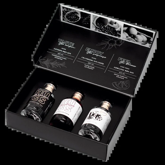 Distillery Cutura TASTINGBOX (1x London Dry Gin + 1x Adriatic Dry Gin + 1x Ginlikör)