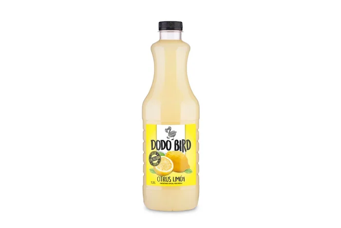 Dodo Bird Citrus Limon. Aromatisiertes Getränkekonzentrat mit Zitronensaft für Cocktail-Zubereitung, alkoholfrei, 1,5l