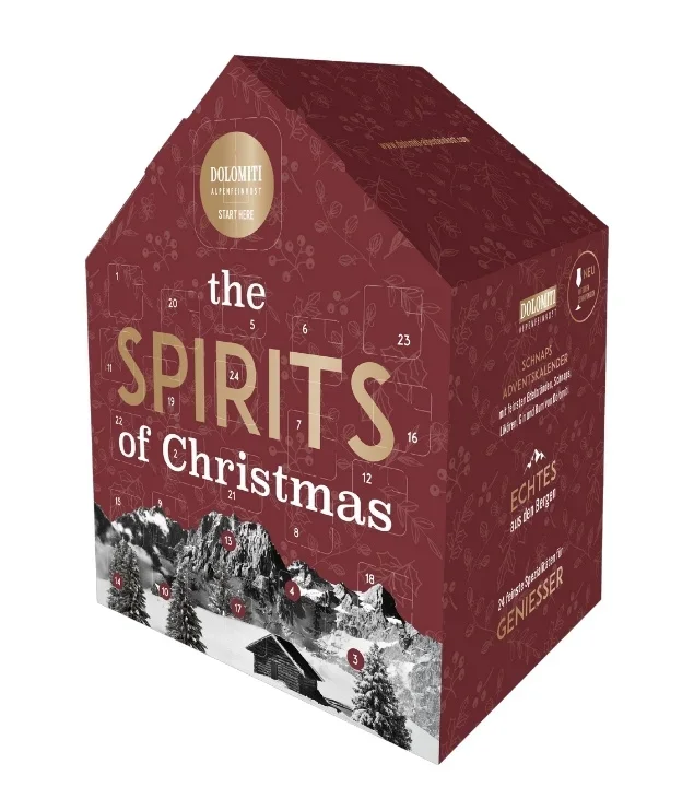 Dolomiti Adventskalender Schnaps & Likör 2025