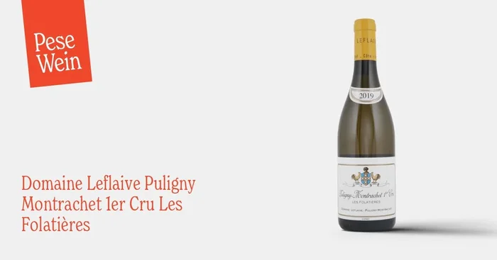 Domaine Leflaive Puligny Montrachet 1er Cru Les Folatières 2019