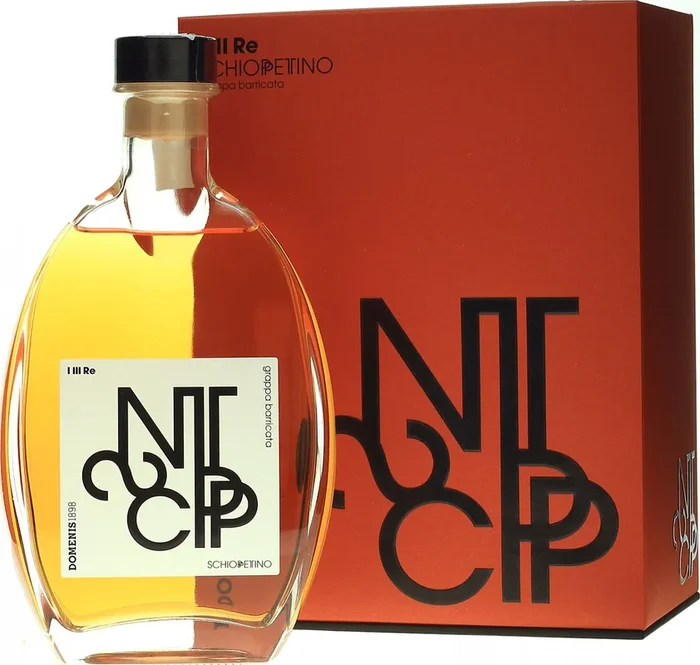 Domenis 1898 I Tre Re Grappa Schioppettino barricata 0,7 Liter 40 % Vol.