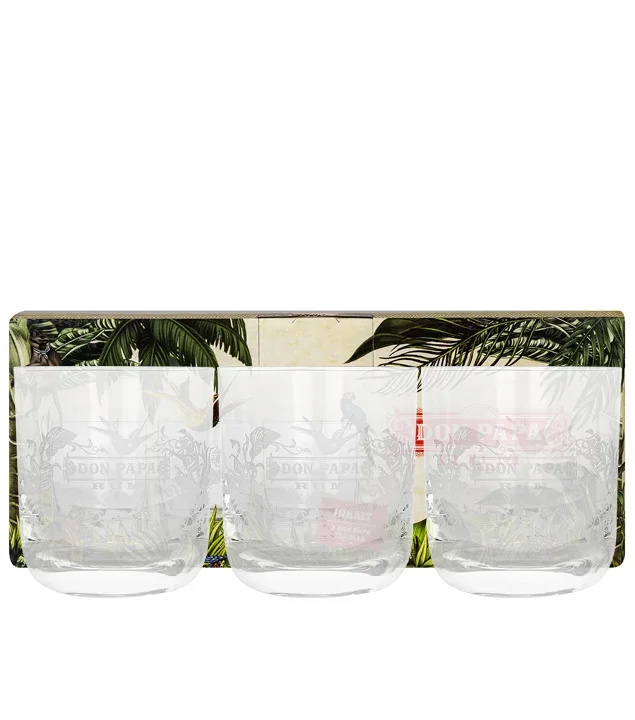 Don Papa Gläser Set – 3 Tumbler