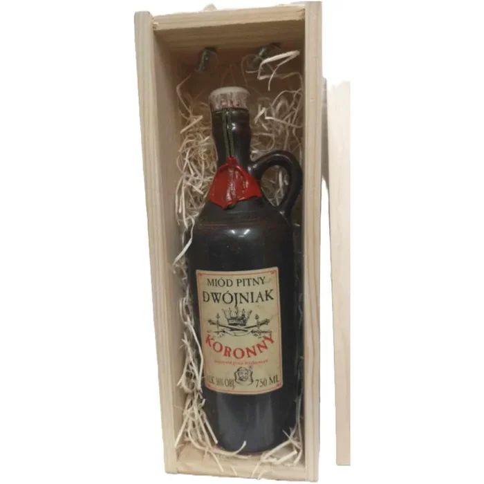 DOUBLE CROWN MEAD 16% + WOODEN BOX Jaros Apiary