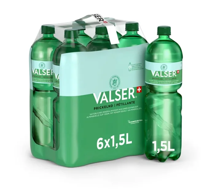 Eau pétillante Valser 150 cl, pack de 6 | Achetez dès maintenant dans notre boutique