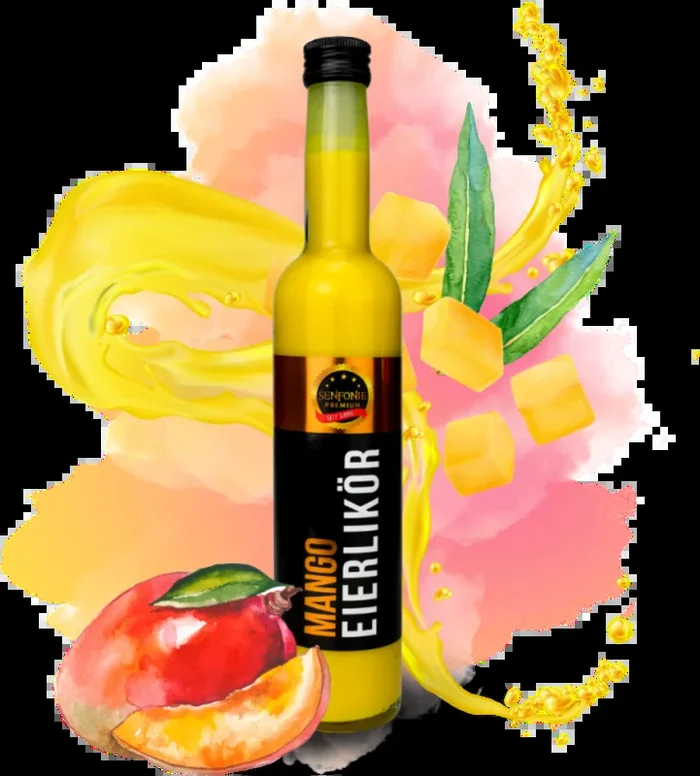 Egg liqueur mango