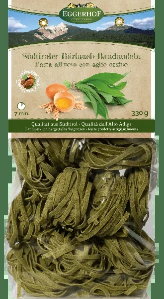 Eggerhof Südtiroler Bärlauch Bandnudeln 330g