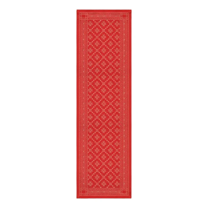 Ekelund | Attebladrose Tischläufer rot | 35x110cm