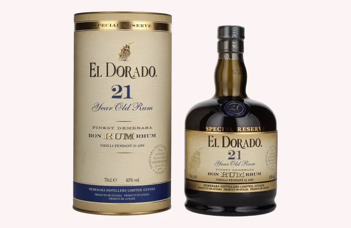 El Dorado 21 Years Old Finest Demerara Rum SPECIAL RESERVE 43% Vol. 0,7l in Geschenkbox