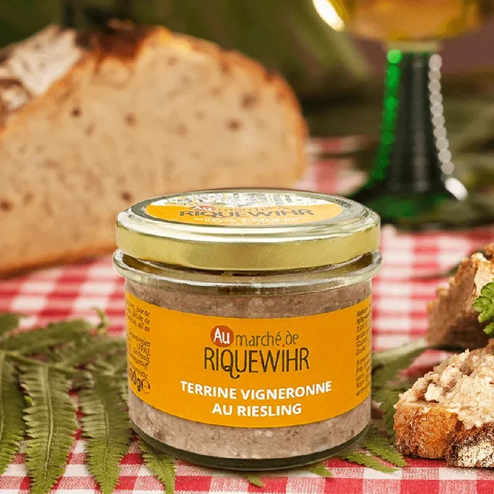 Elsässische Leberpastete mit Riesling | Au marché de Riquewihr