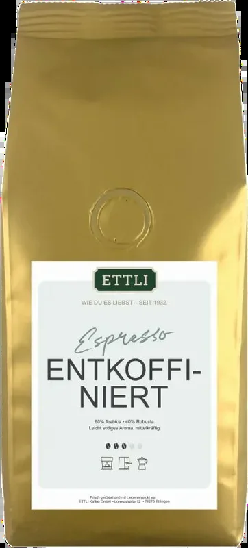 Espresso entcoffeiniert