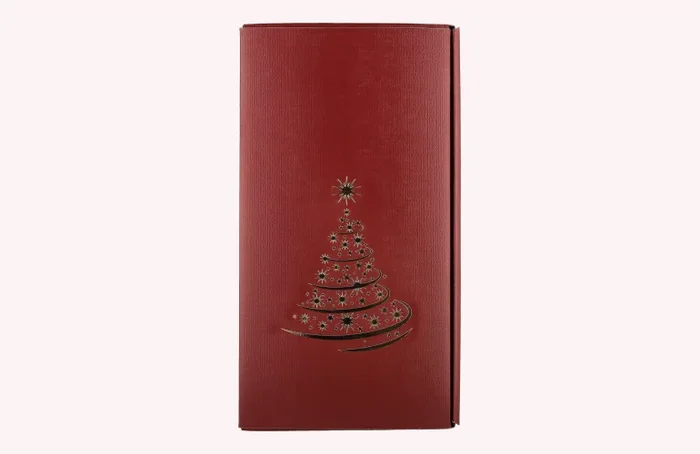 Faltschachtel Sternenbaum Bordeaux 2er 36 cm