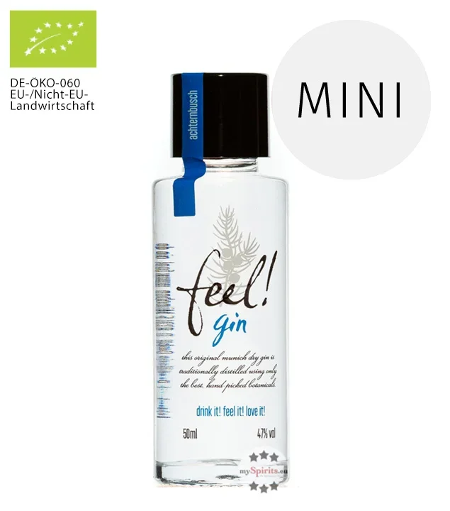 Feel! Munich Dry Gin Bio Mini 0,05 Liter