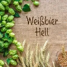 Fertigmischung WEISSBIER HELL 20 Liter, geschrotet