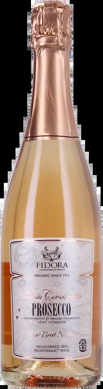 Fidora Prosecco DOC Rosé Brut Nature Bio 2024, 0,75 l