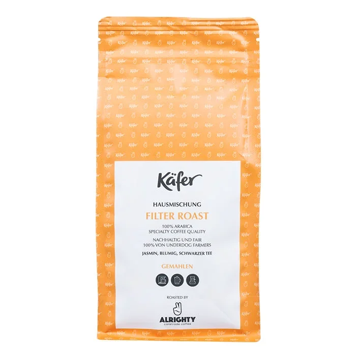Filter Roast, gemahlen
