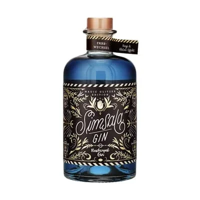 Flaschenpost Simsala Gin Glitzer Edition mit Feige 50cl