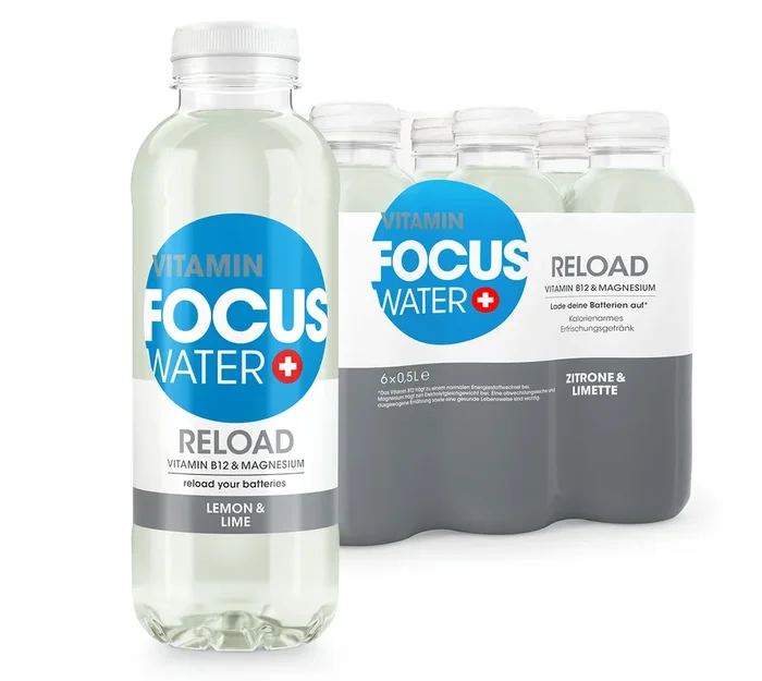 Focuswater Reload Zitrone Limette 50cl 6-Pack | Jetzt kaufen