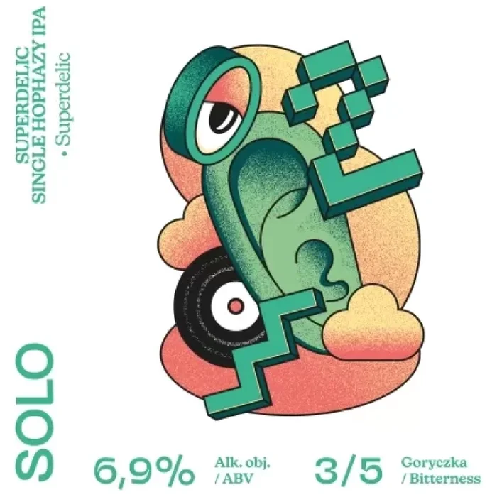 FOUR WALLS SOLO Superdelic Single Hop Hazy IPA