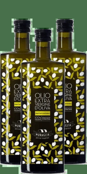 Frantoio Muraglia Olivenöl Fruttato Intenso Olio Extra Vergine di Oliva 3x 500ml