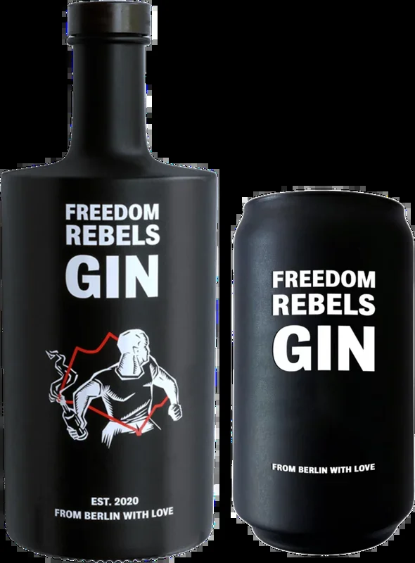 FREEDOM REBELS Collector´s Set with Glass (1x London Dry Gin + 1x Glas)