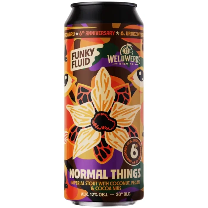 FUNKY FLUID NORMAL THINGS Imperial Stout mit Kokosnuss-Pekannuss-Kakaonibs