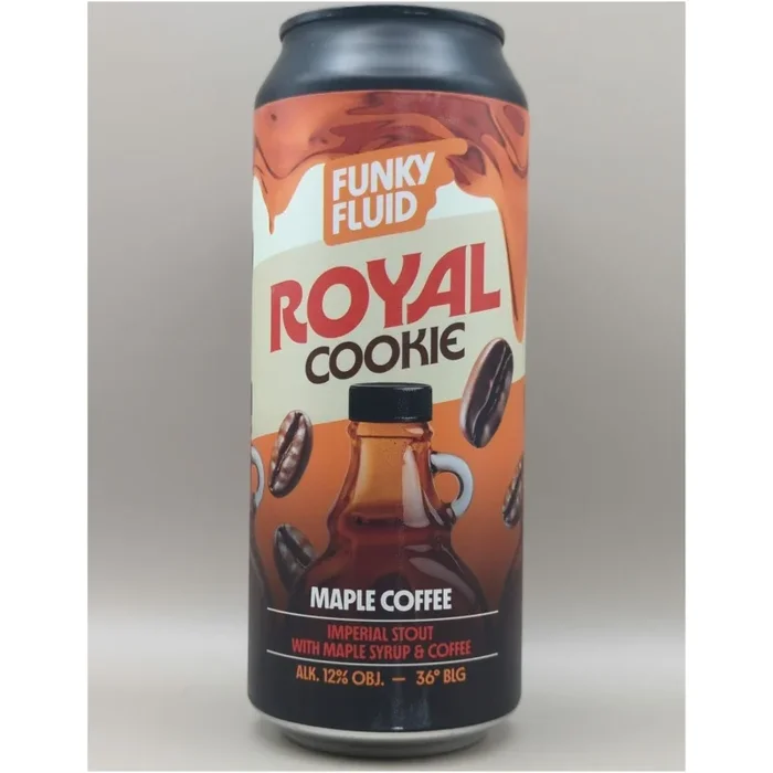 FUNKY FLUID ROYAL COOKIE: MAPLE & COFFEE Imperial Stout with maple syrup & coffee