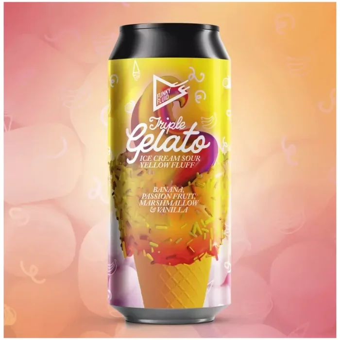 Funky Fluid TRIPLE GELATO: EISCREME SAUER GELBER FLAUM