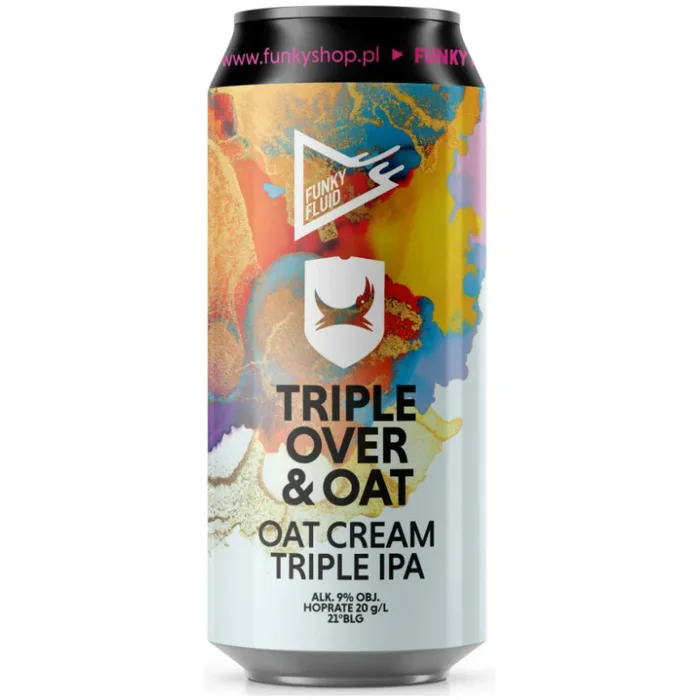 Funky Fluid TRIPLE OVER & OAT – Oat Cream Triple IPA