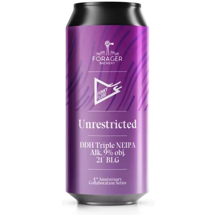 Funky Fluid UNRESTRICTED – 4th Anniversary DDH Triple New England IPA