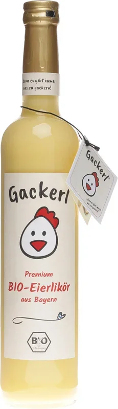 Gackerl Bio Eierlik�r 0,5 Liter 14 % Vol.