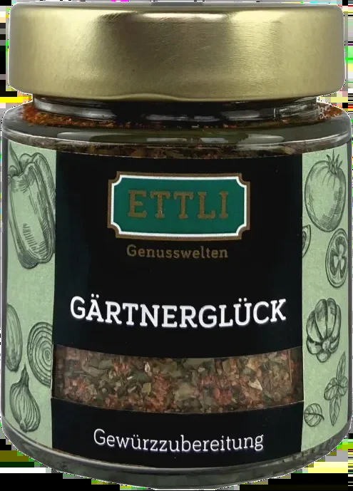 Gärtnerglück Gewürzzubereitung im Schraubglas